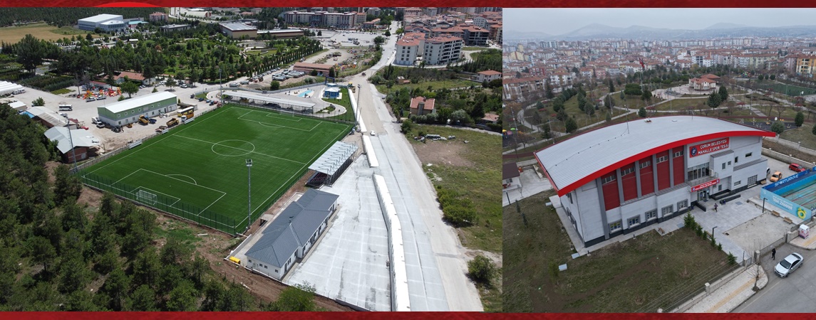 Şehrin her yeri spor tesisleriyle donatıldı