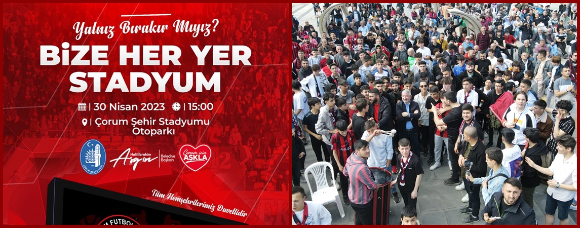 Başkan Aşgın’dan Çorum FK taraftarına davet