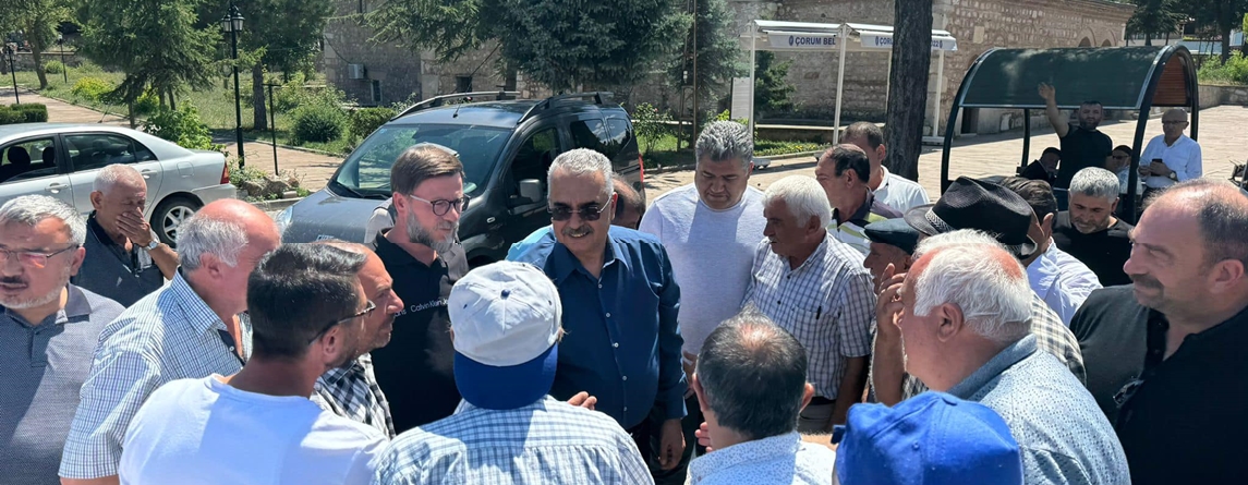 AHLATCI, DOLU FELAKETİNDEN ZARAR  GÖREN KÖYLERİ ZİYARET ETTİ