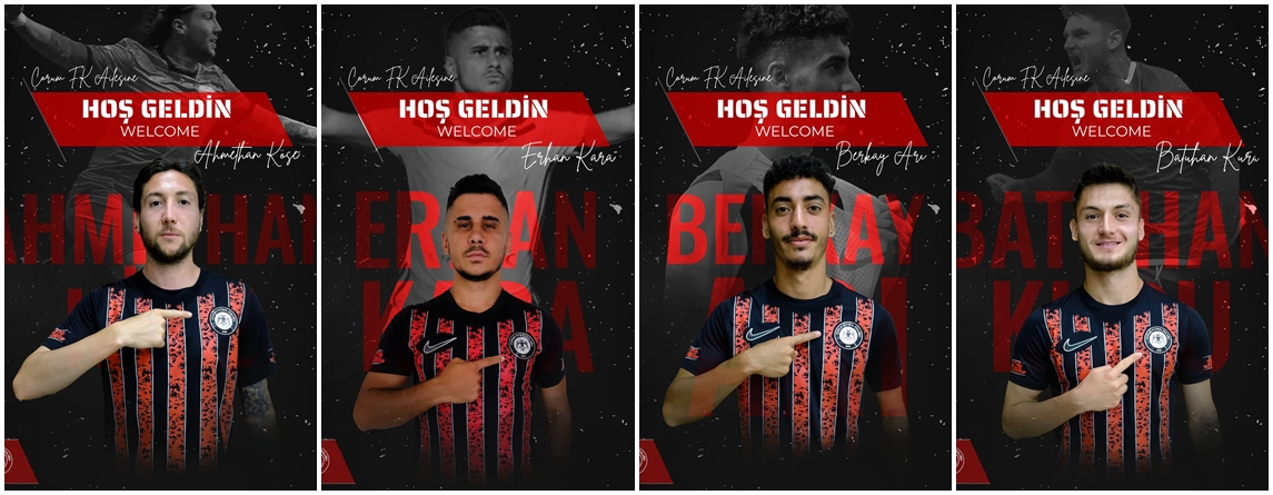 ÇORUM FK, TRANSFERLERİNİ DUYURDU