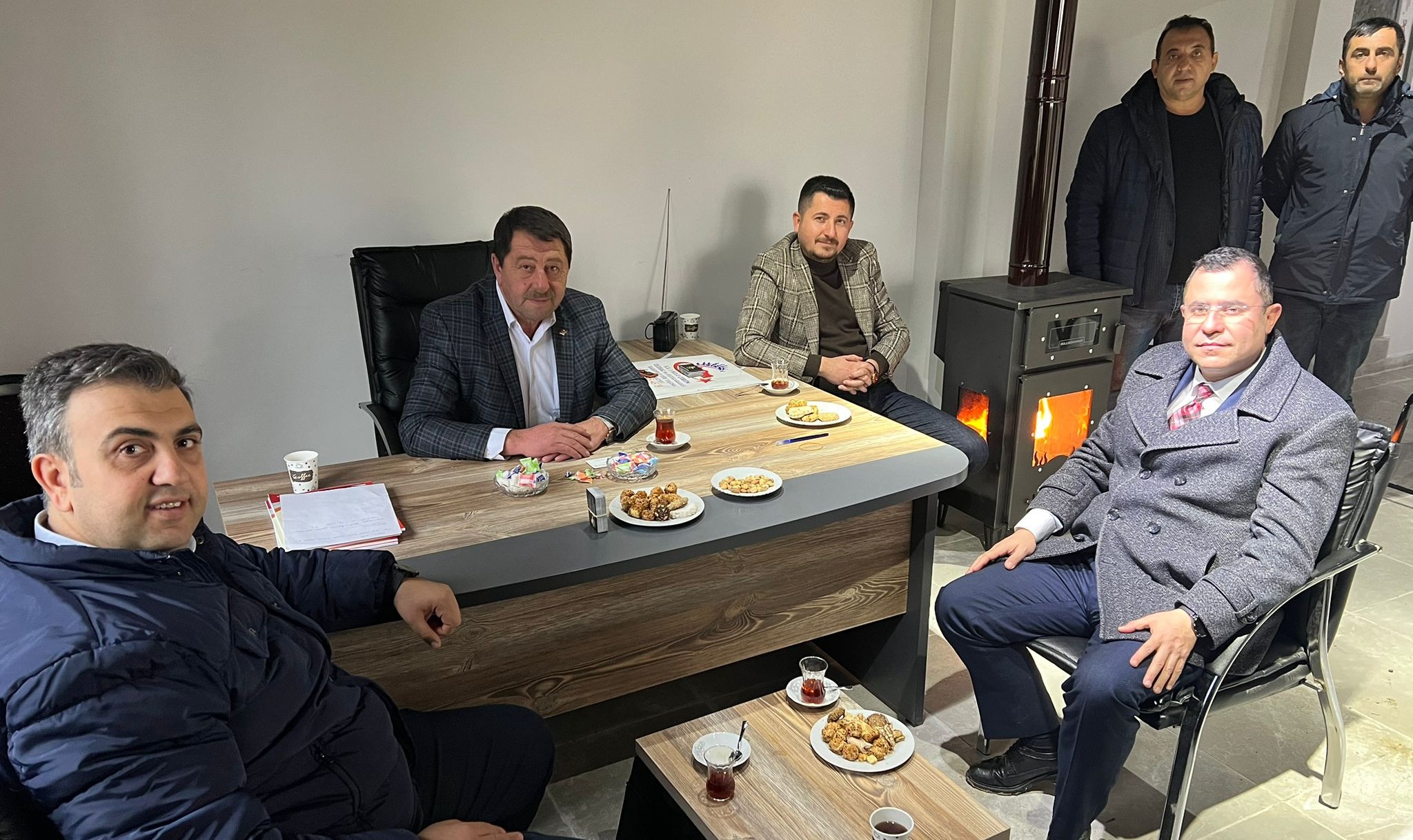 BANKA MÜDÜRLERİNDEN 1 NOLU  TAŞIMA KOOPERATİFİ’NE ZİYARET