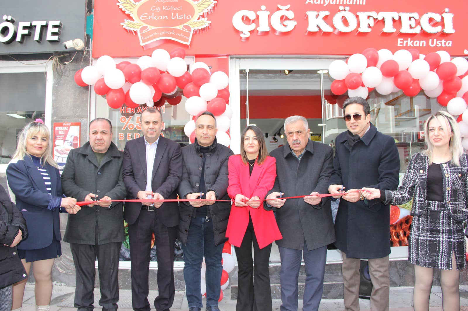 ADIYAMANLI ERKAN USTA ÇİĞ  KÖFTECİSİ’NİN 6. ŞUBESİ AÇILDI