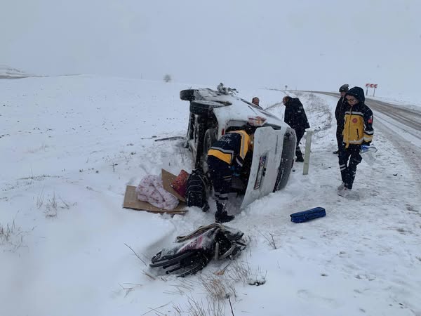 KARLI YOL KAZAYA NEDEN OLDU