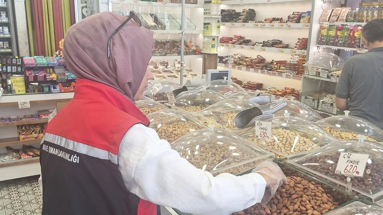 Çorum’da kuruyemiş satış yerlerine sıkı denetim