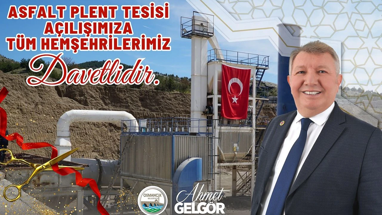 Osmancık Belediyesi'nden altyapıya güçlü hamle: Asfalt tesisi açılıyor