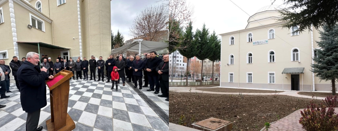 HZ. ÖMER CAMİ YENİDEN İBADETE AÇILDI