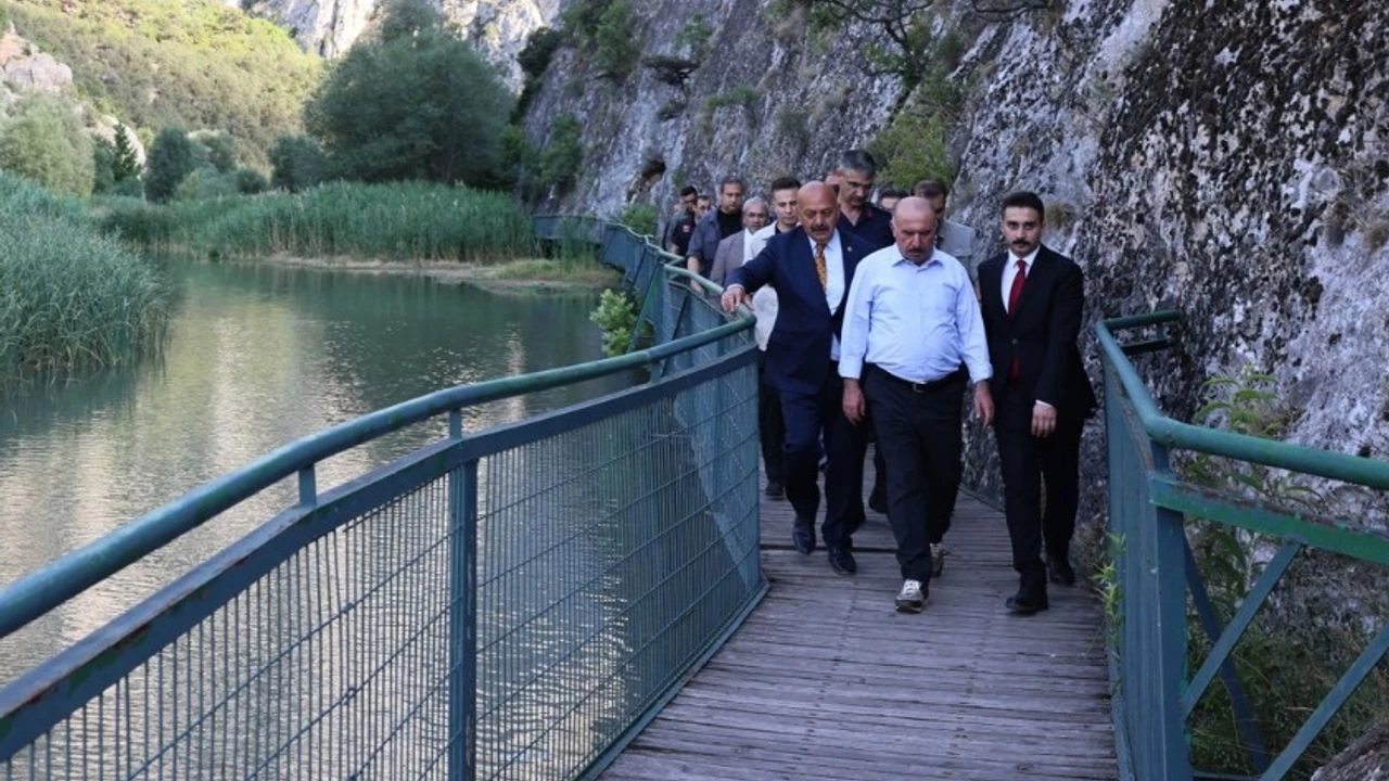Vali Çalgan, İncesu Kanyonu’nu inceledi
