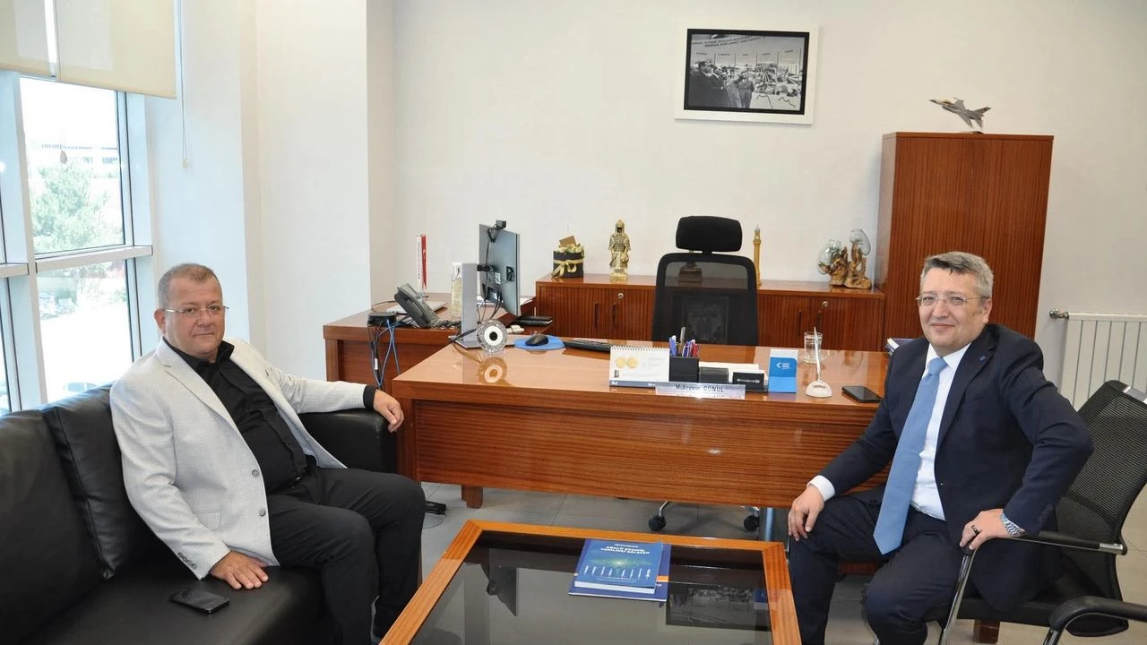 Çetin Başaranhıncal’dan Halkbank Bölge Müdürü Mükremin Gönül’e hayırlı olsun ziyareti