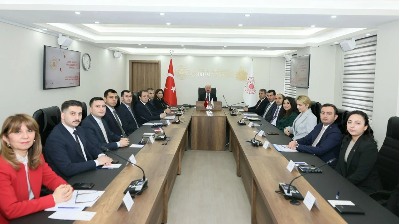 Çorum'da Proje Değerlendirme Toplantısı